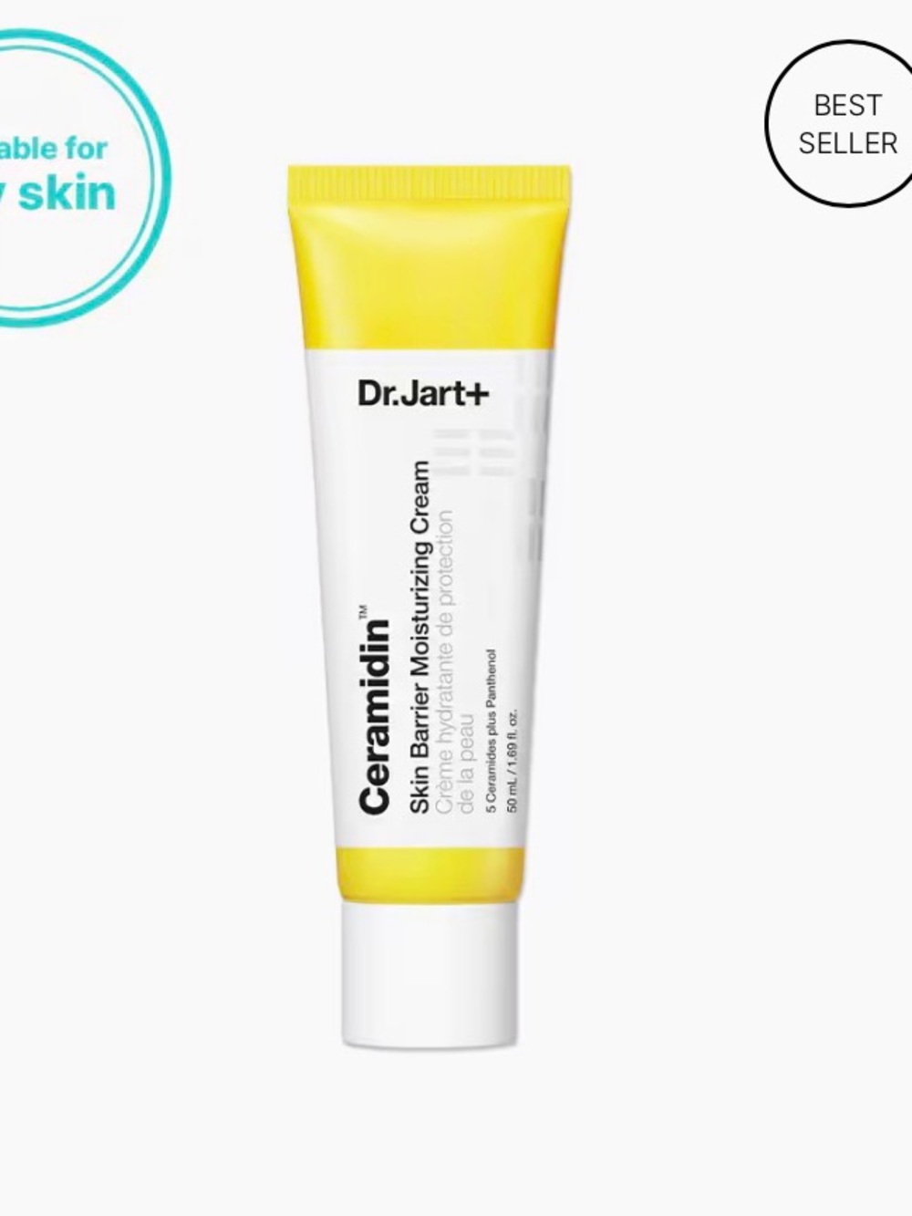 Dr.Jart+ Ceramidin™ Skin Barrier Korean Moisturizing Face Cream